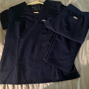 Figs Navy Blue Scrub set Medium